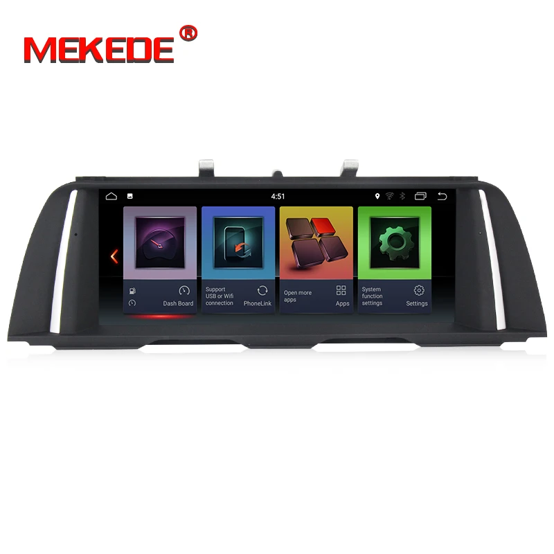 Clearance MEKEDE android 9.0 Car DVD GPS Player For BMW 5 Series F10 F11 (2011-2016) CIC/NBT Auto Radio Multimedia Navigation 520i Stereo 3