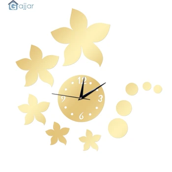 

Classic 3D DIY Mirror Living Modern Design Home Room Decoration Time Wall Clock Dropshipping Feb21