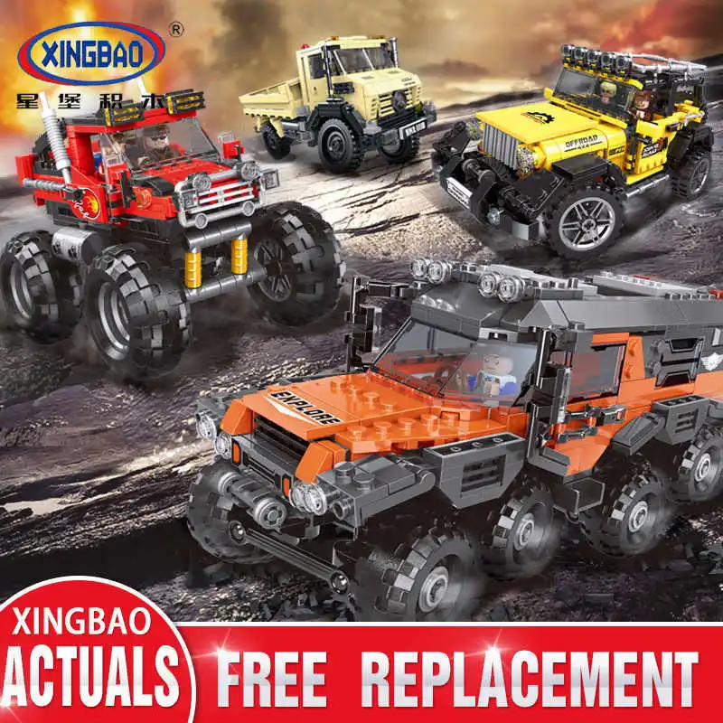 

Xingbao 03024-27 Technic Off Road Super Truck Building Blocks Vehicle Car Set Compatible With LP Bricks Children Adult Toy