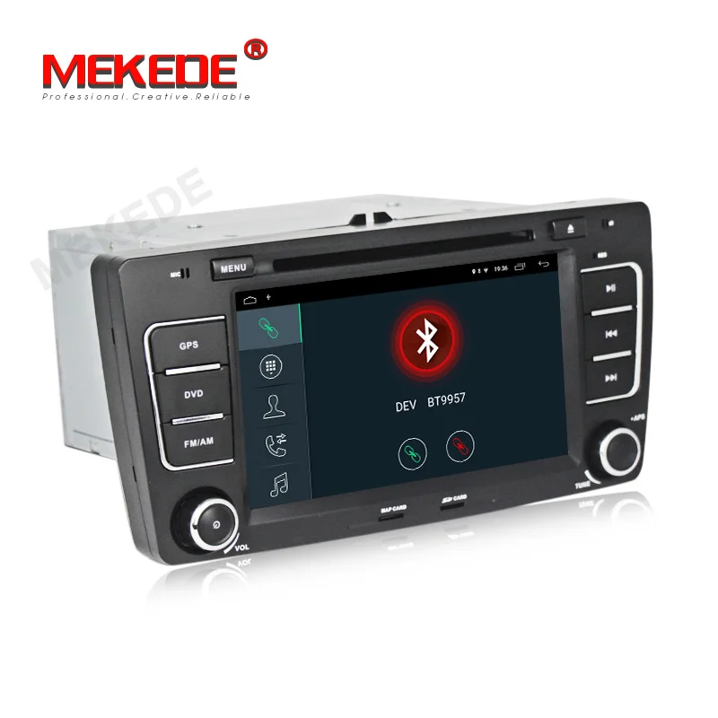 Flash Deal MEKEDE Android9.1 2GB RAM TWO DIN 4Core Car DVD For SKODA Octavia 2009-2013 Octavia2 Octavia A5 Radio Bluetooth DAB+ 3