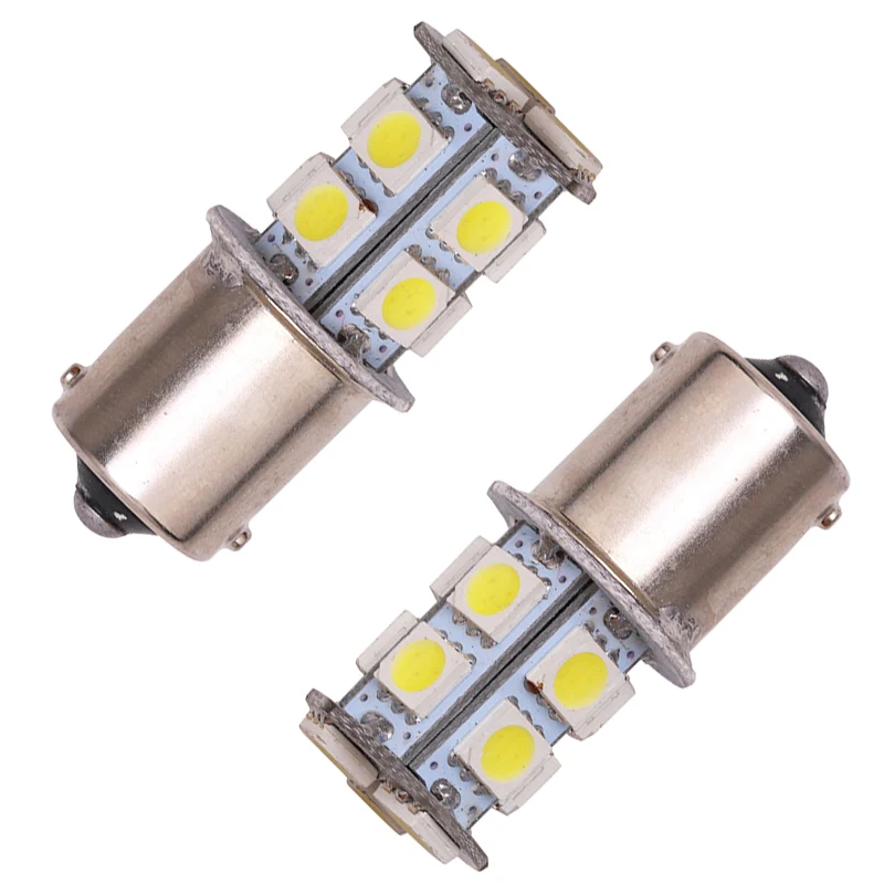 1 шт. 1156 светодиодная лампа BA15S P21W 13 SMD стоп сигнал задний фонарь автомобильная
