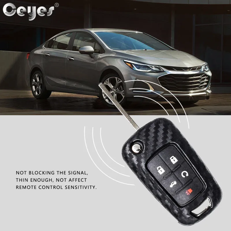 Carbon fiber key cover for CHEVROLET (3)