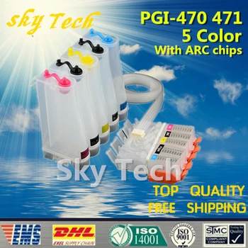 

5 Color Empty CISS For PGI470 CLI471 , PGI-470 CLI-471 CISS For canon PIXMA MG5740 MG6840 MG7740 ,with ARC chips