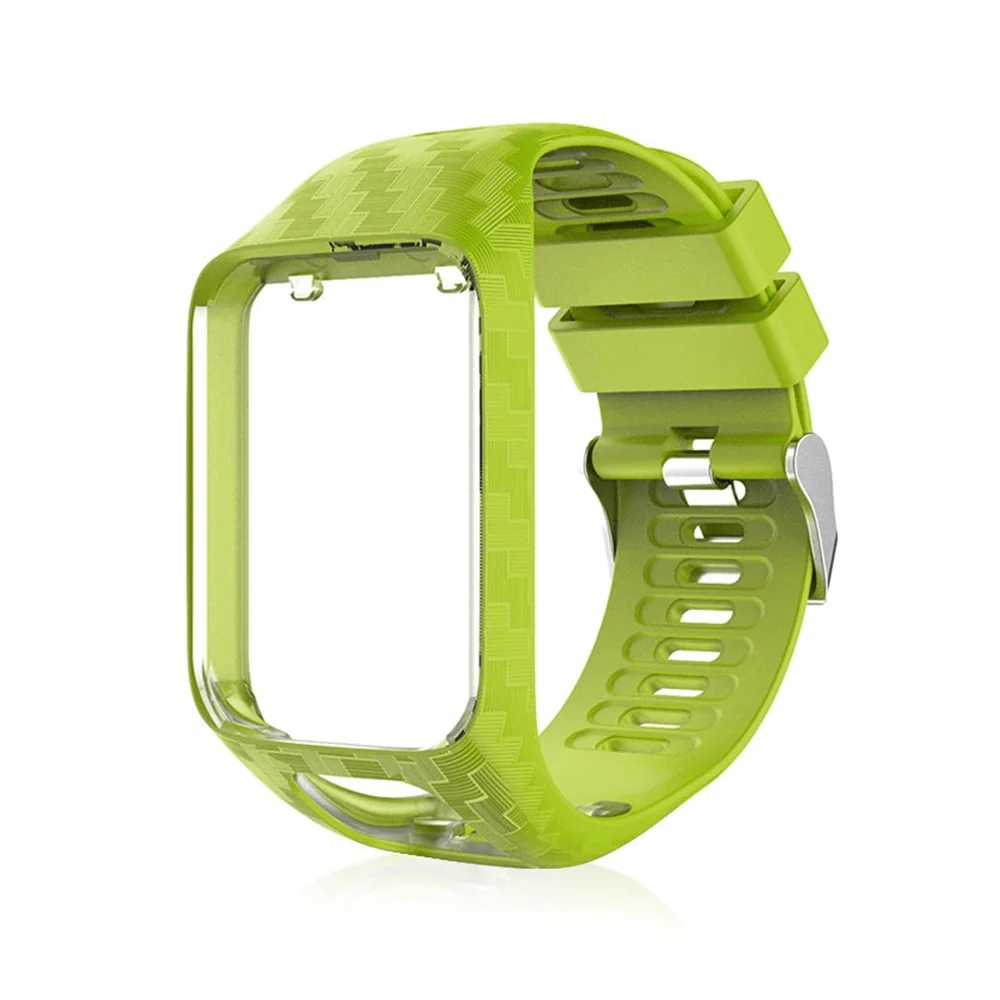 Мягкий силиконовый сменный ремешок для часов, спортивный браслет для Tomtom Runner 2 3 Spark 3 Golfer 2 SportsRunning Watch - Цвет: 6