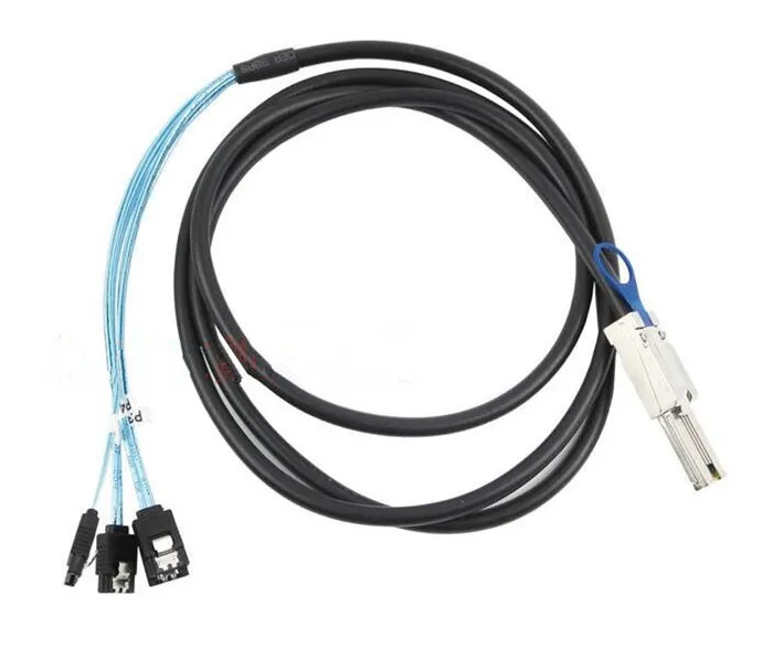 Высококачественный Mini SAS SFF 8088 to 4 sata 3 6 Гбит/с HDD Внешний многополосный кабель 1 м 2