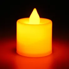 2 шт. светодиодный беспламенный светильник-свеча с вспышкой, превосходный романтичный праздничный ужин, спа, вечерние, для паба, стильный декор, Прямая поставка