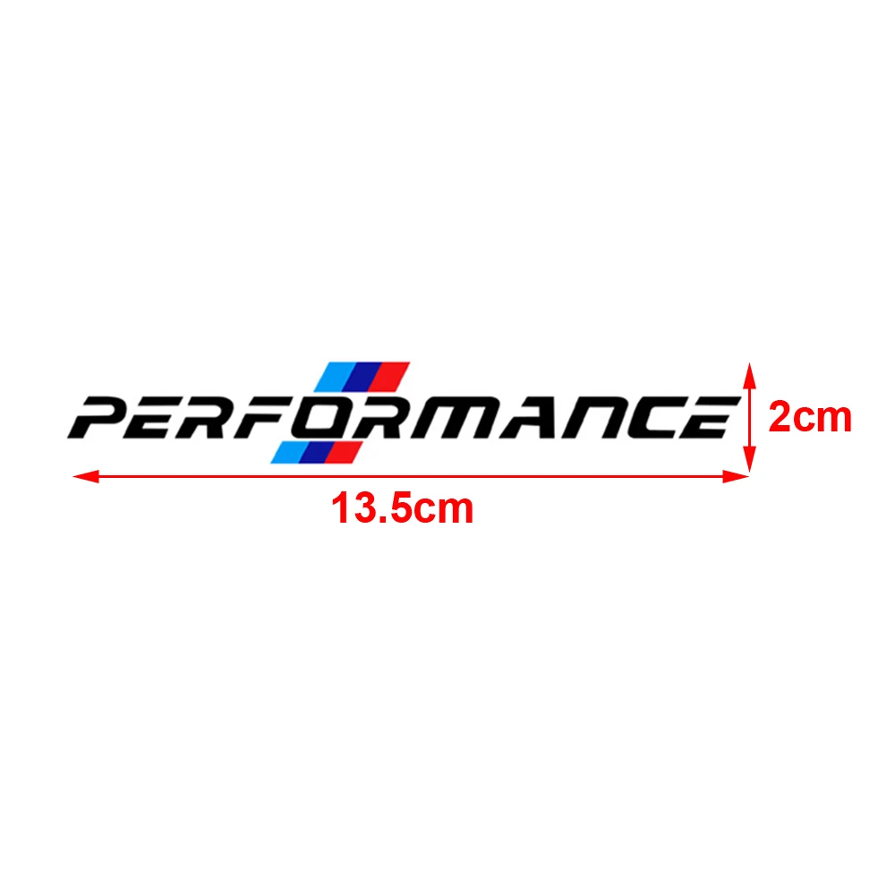 Anteke 4pcs Latest M Performance Logo Side Door Handle Sticker For