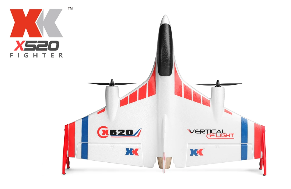 Новинка 2018 wltoys XK X520 RC самолет 6CH 3D/6G взлет и посадка трюк Радиоуправляемый Дрон