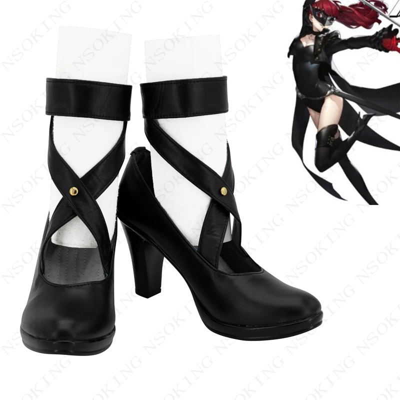 

New Persona 5 kasumi yoshizawa Cosplay shoes Anime Boots Tailor-Made