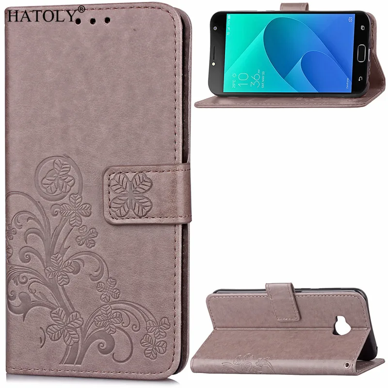 Чехол для Asus Zenfone 4 Selfie Pro ZD552KL откидной Кожаный Для чехол Кошелек Pro|case for zenfone 4|case