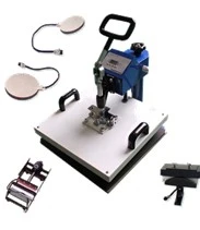 good quality heat press machine t-shirt/caps/trays with plate size: 38x 38cm 5 in 1