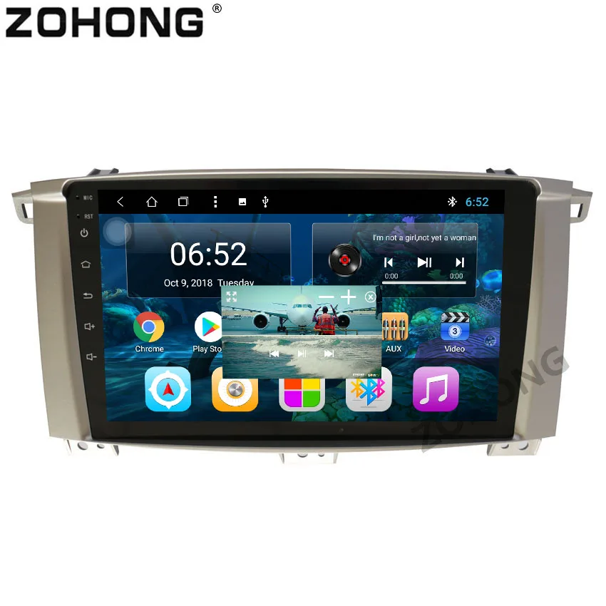Clearance 1 din 2.5D 9inch Octa 8 Core Android 8.1 Car gps for Toyota Land cruiser 100 GX LC100 auto Radio dvd player Navigation BT WIFI 0 Clearance 1 din 2.5D 9inch Octa 8 Core Android 8.1 Car gps for Toyota Land cruiser 100 GX LC100 auto Radio dvd player Navigation BT WIFI 0
