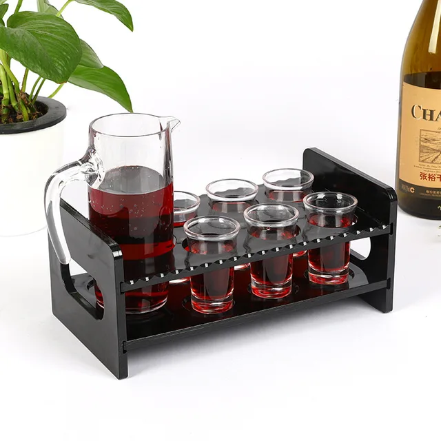 Buy 1Pcs Acrylic Shot Glass Holder Stylish Vintage