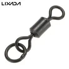 100 шт./лот, рыболовный Поворотный шарнир из нержавеющей стали, Q Тип, Поворотный шарнир, твердое кольцо, аксессуары для морской рыбалки, снасти, инструменты