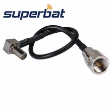 Superbat MS-147 штекер прямой угол к FME штекер RG174 15 см кабель перемычка косичка 3g модем