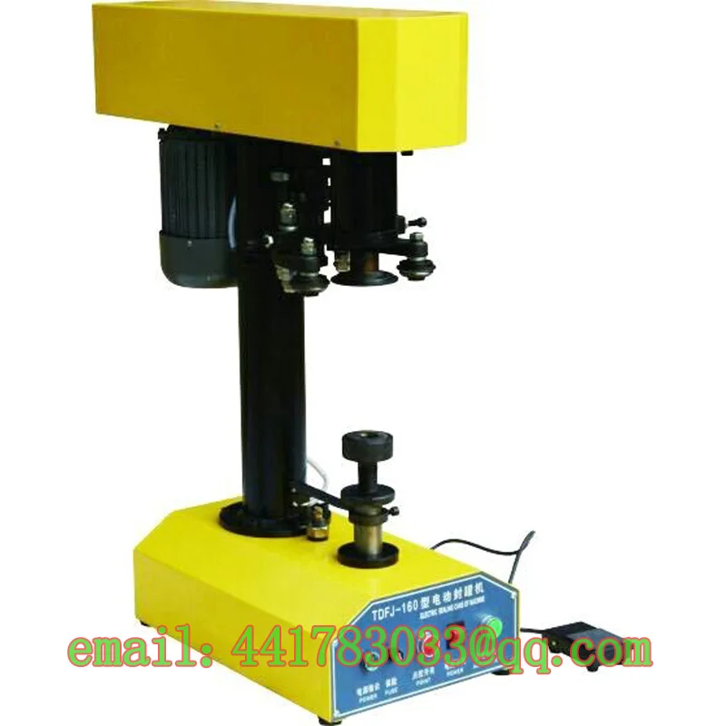 TDFJ-160 Cans capping machine Aluminum cap sealing machine Plastic jar capper Potato chips cans capping machine TDFJ-160 Cans capping machine Aluminum cap sealing machine Plastic jar capper Potato chips cans capping machine