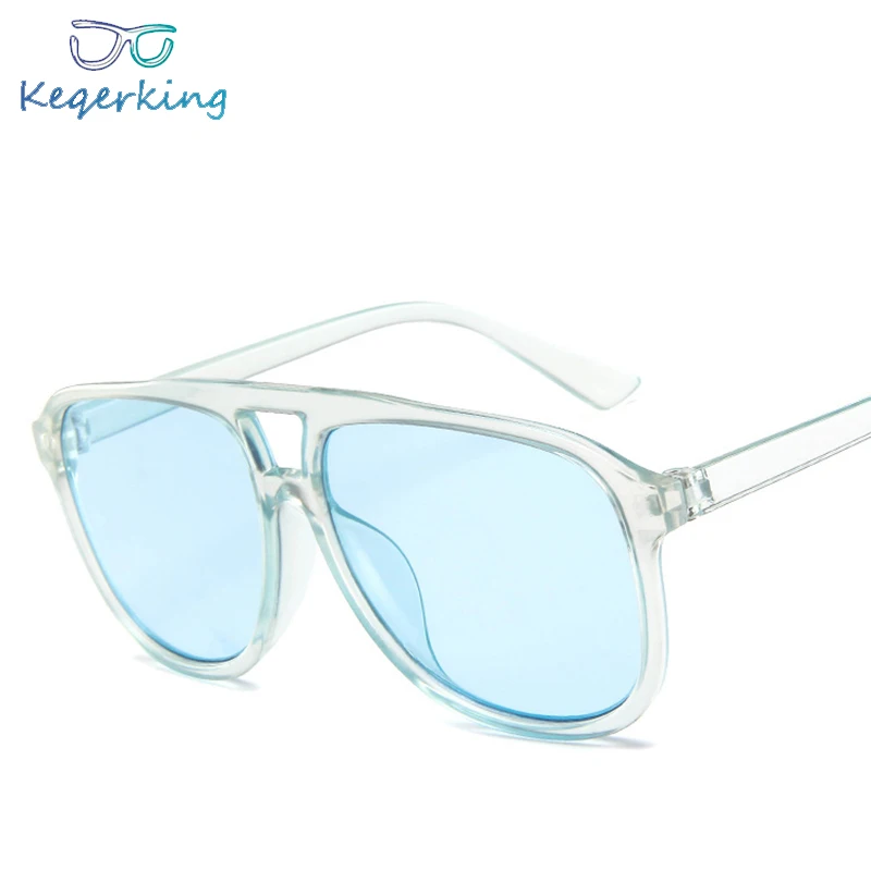 2019 Fashion New Men's Glasses Colorful Frame Sunglasses Jelly Double