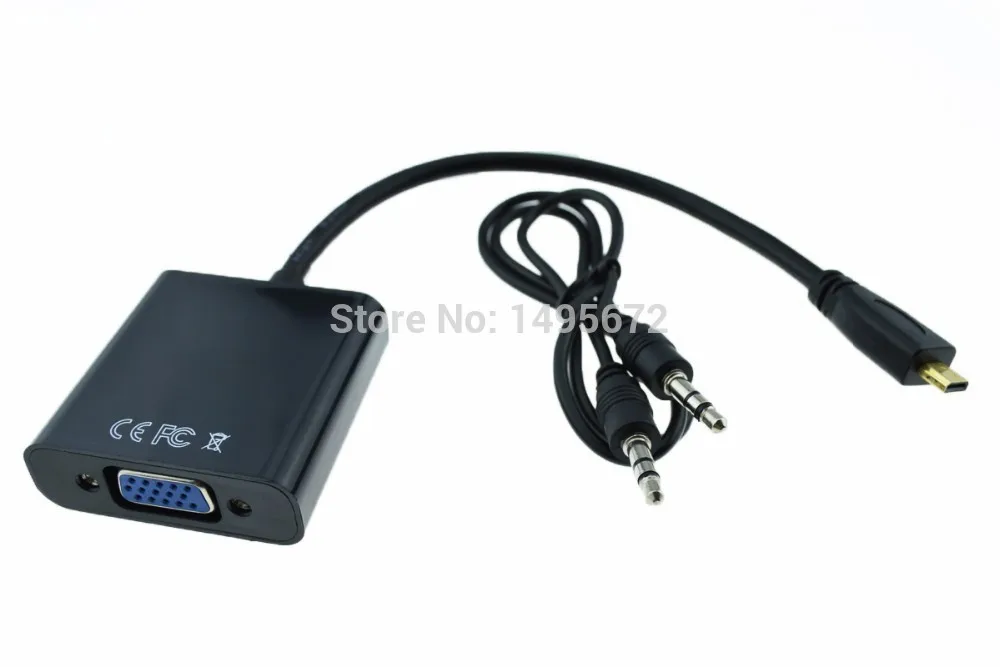 Micro HDMI Input to VGA Output PC 