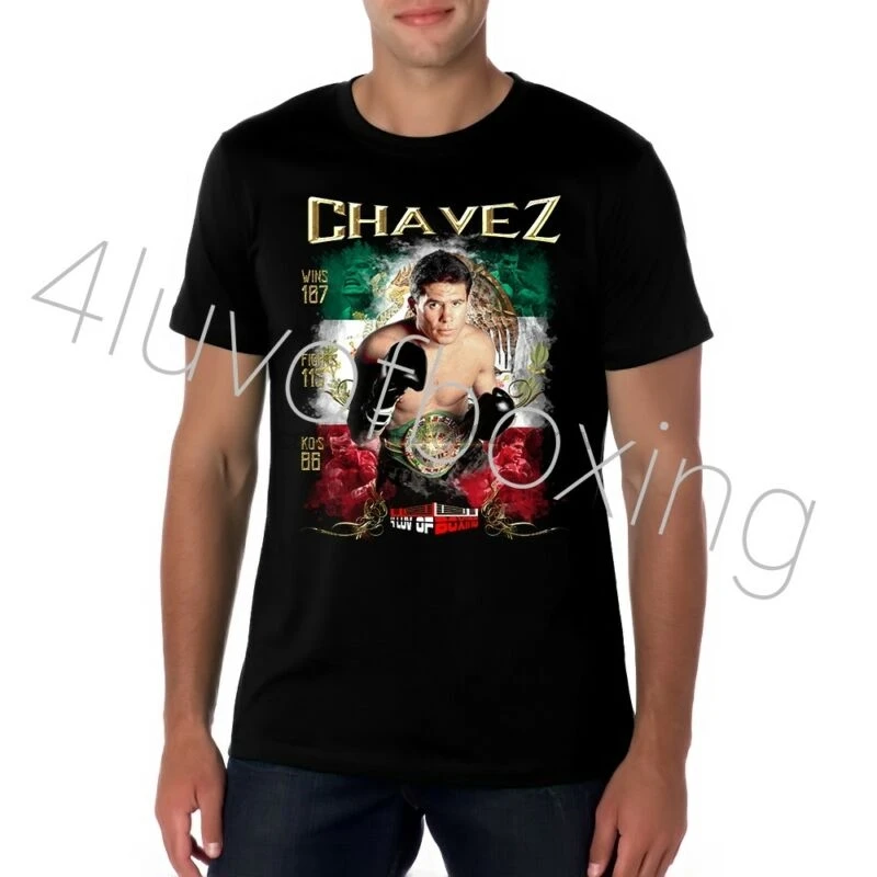 

Julio Cesar Chavez Sr Boxing New T-Shirt BK Apparel 4LUVofBOXING JCC Mexico