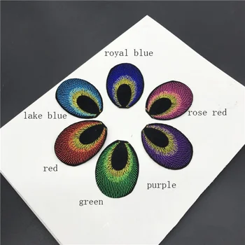 

Wholesale 20pcs 4*5.3CM Embroidered Sewing On Patch Iron-On Patch Stickers For Clothes Sewing Fabric Applique Supplies YH40