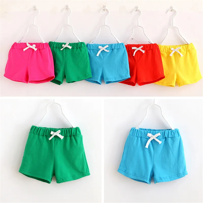 

kids Boys clothing Brand Children Cotton Shorts Girl Clothes 100% cotton Baby Pants summer Children's boys beach pants shorts