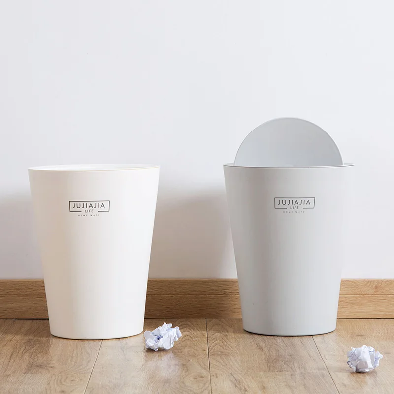 Japanese style flip trash can household large trash can garbage room