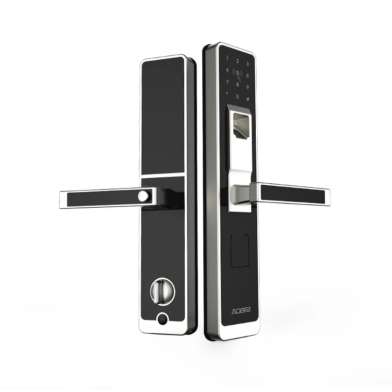  Xiaomi Aqara WiFi Fingerprint Smart Door Lock for Home Security-SILVER AND BLACK for xiaomi mi home