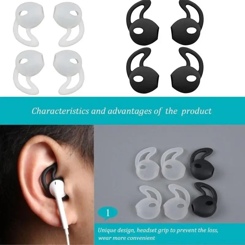 

Silicone In-ear Headset Earbuds Headset Earbuds Cover Anti-lost Ear Hook Case For Apple Airpods