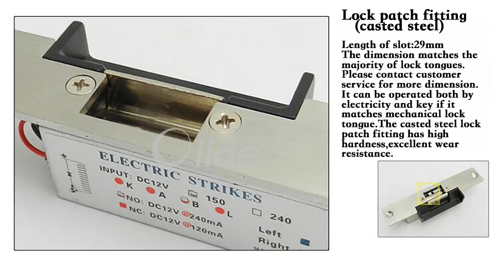 Electric Strike Door Lock For Access Control System  (5)