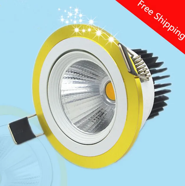 

Free shipping AC85-265V 10W 15W 25W Warm White/White/Cold White COB led Ceiling Down light Epistar LED Recessed light+Driver