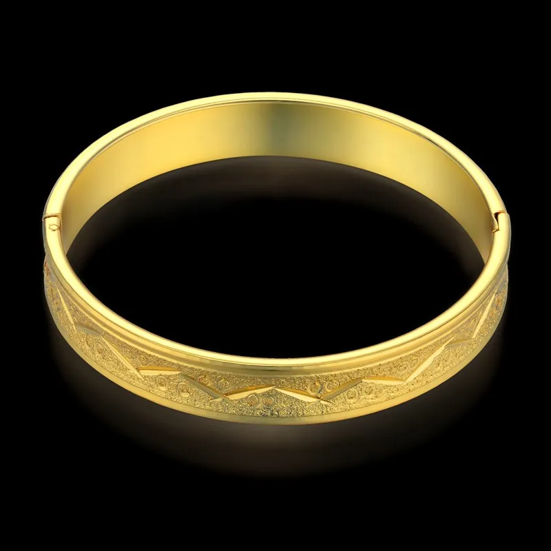 

Brand Fashion Charm Round Men Women Bangle Jewelry Bracelets For Woman Wedding Party Gift