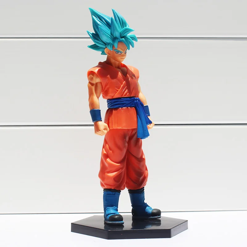 Экшн Фигурка восстановление F 18 см сон гокоу синие волосы Saiyan Kakarotto Коллекционная