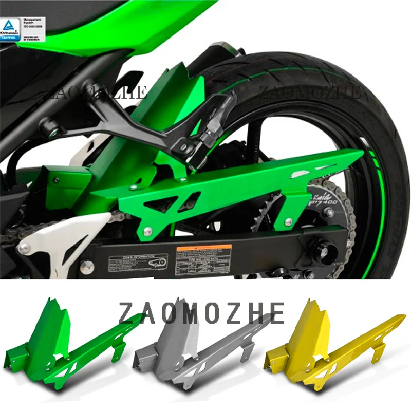 Аксессуары для мотоциклов CNC заднее крыло Защита цепи Крышка для Kawasaki Ninja400 Ninja 400