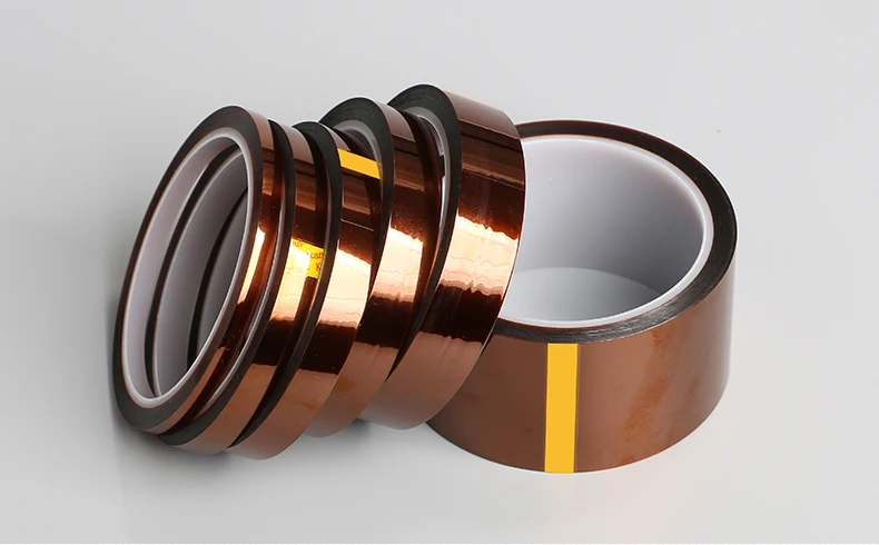 3d printer heat plate resistant high temperature polyimide adhesive insulation solder mask 3mmx33m thickness 0.05 1pcs