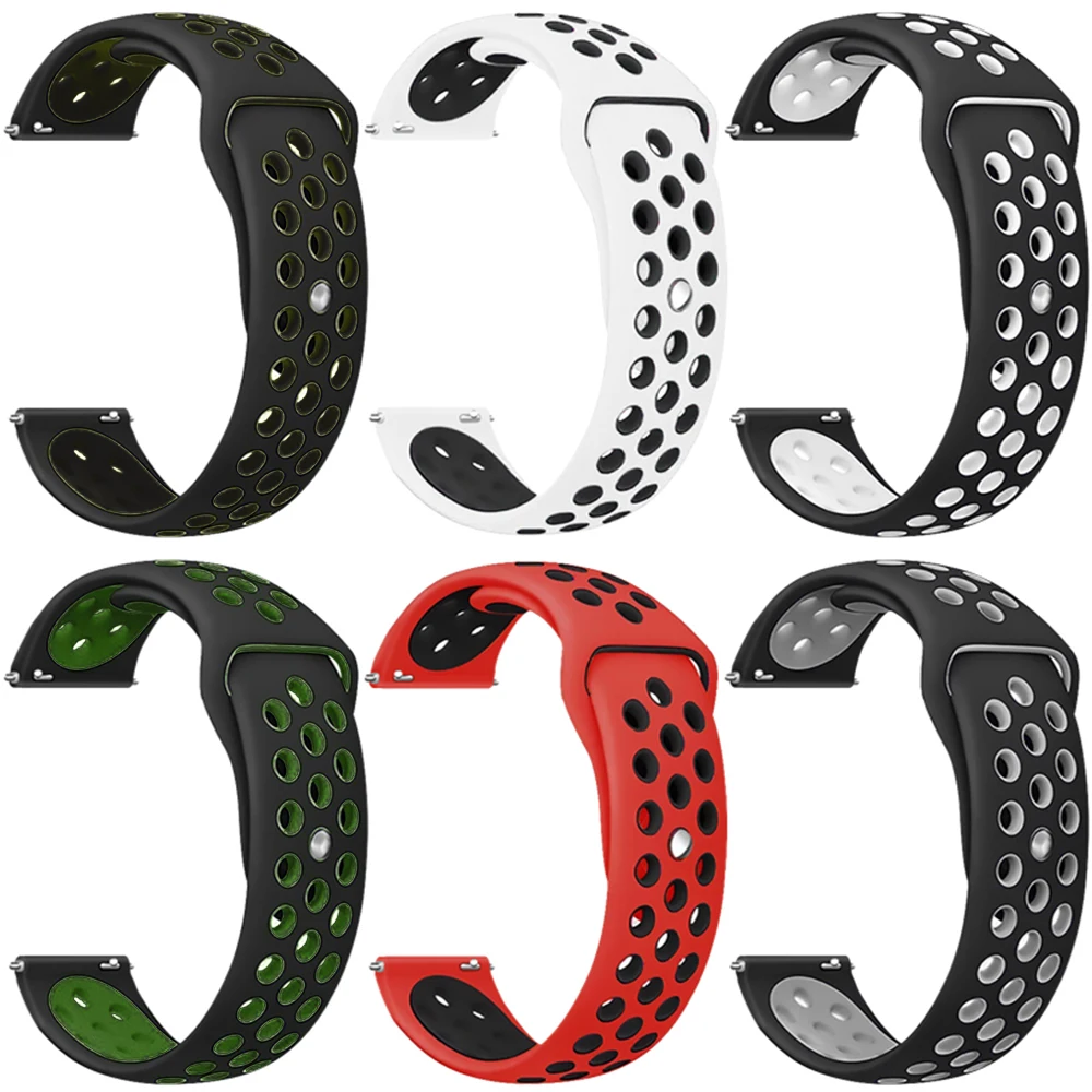 Сменный силиконовый ремень для браслета Amazfit Bip для Xiaomi Amazfit Bip Youth Sport Watch Band 20 мм наручный ремешок аксессуары