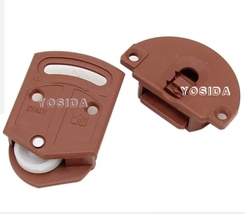 

Door round plastic pulley wheel sliding door wardrobe round beads top cupboard cabinets pulley