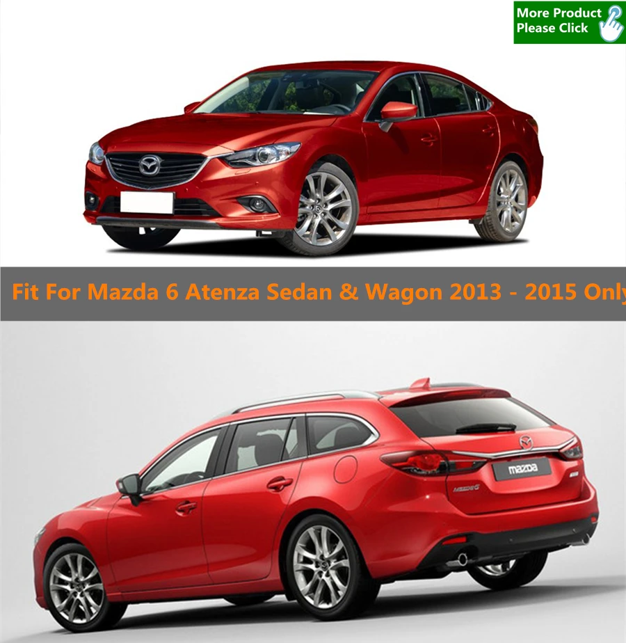 Матовый передний руль, декоративная рамка, Формовочная крышка, комплект, отделка, 2 предмета, аксессуары для Mazda 6 Sedan& Wagon 2013
