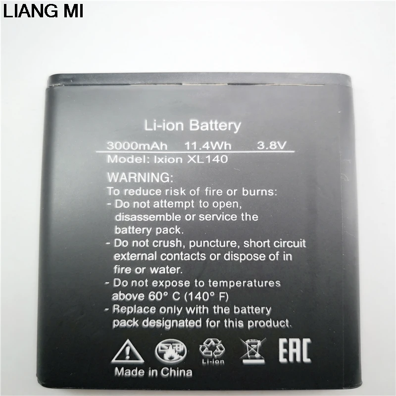 100% новый 3 8 V 3000 мА/ч Ixion XL140 Батарея для DEXP FLASH мобильный телефон с подставка