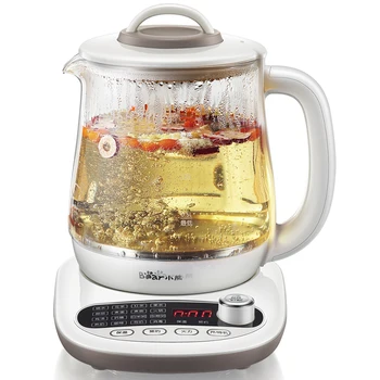 

22%,Electric Kettle 16 Functions Thermal Insulation Glass Boiling Pot 1.5L Anti-dry Health Preserving Pot Automatic A15E1