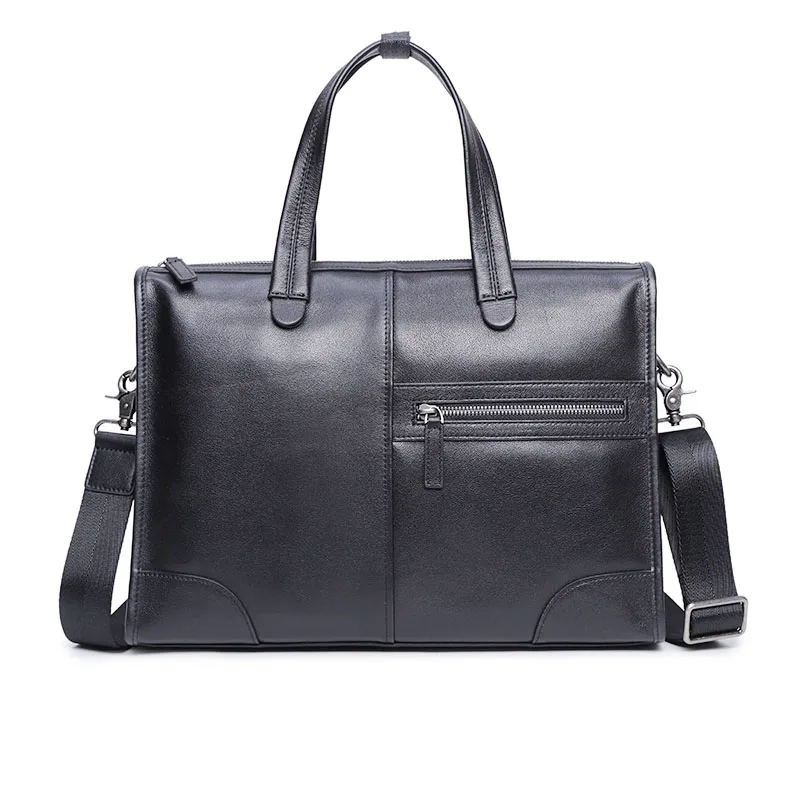 

PI008 Leather / men's bag handbag men's business bag shoulder bag casual messenger bag briefcase men's first layer cowhide