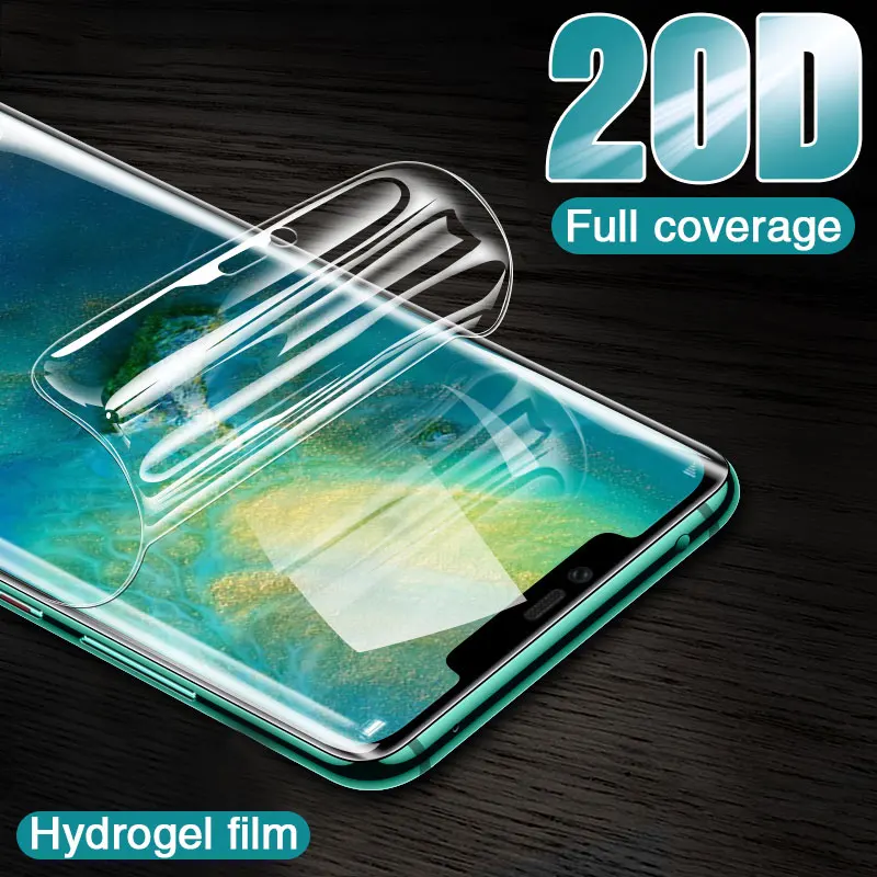 

20D Hydrogel Protective Film For Huawei P20 P30 Lite Mate 20 10 Pro Screen Protector For Huawei Nova 3E P10 Soft Film Not Glass