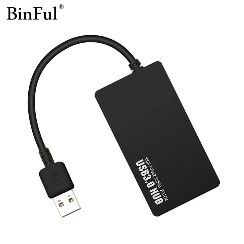 Binful USB HUB 3.0 внешний 4 Порты и разъёмы USB разветвитель с DC USB Мощность Порты и разъёмы Для iMac компьютера Аксессуары для ноутбуков концентратор