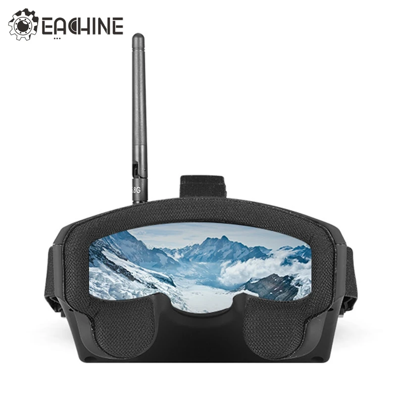 Eachine EV800 4 Step Get 5 Inches 800x480 Screen Monitor FPV Goggles 5.8G 40CH Raceband Auto-Searching Built- in Battery ► Photo 3/6