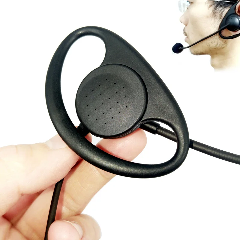 2 Pin D-Shape PTT Earpiece Headset for Kenwood Baofeng Radio 6 IMG_20170331_154346