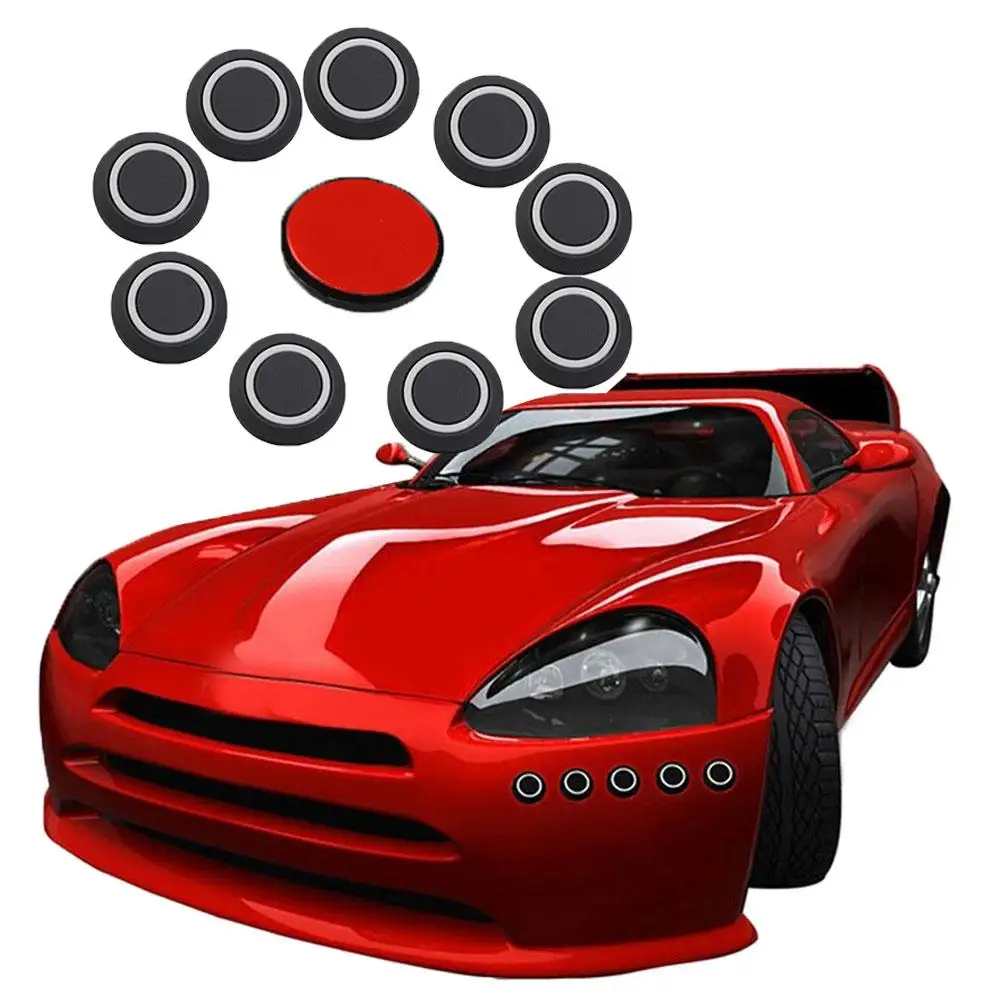 

10Pcs Universal Car Door Bumper Strip Anti Collision Sticker Round Guard Pads
