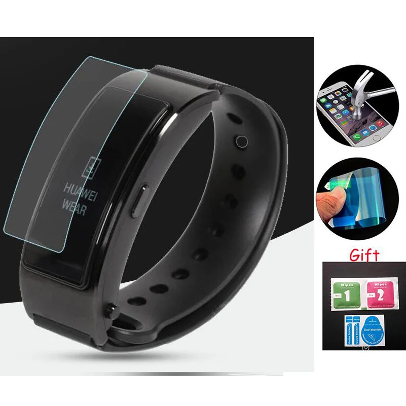 3 шт. для Huawei TalkBand B3 Премиум Закаленное стекло Защита экрана Смарт часы мягкая