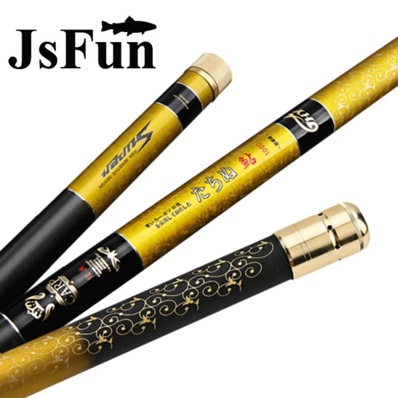 

JSFUN Taiwan Fishing Rod 8~16M Long Section Rod 270~1040g Telescopic Pole Hand Rod Superhard Superlight Fishing Tackle fr1013