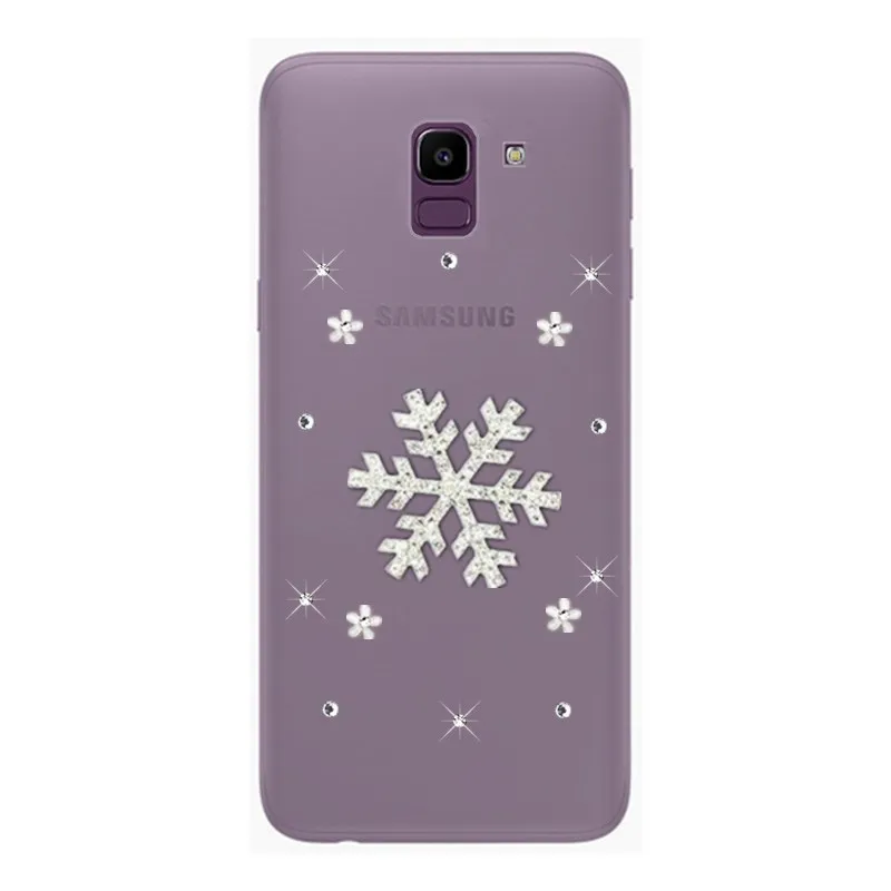 Чехлы для телефонов Samsung Galaxy J6 J4 Plus с бриллиантами чехлы J2 j6 J3 J8 2018 J7 Duo neo J5 j3 Grand Prime