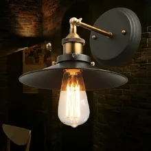 Арт-деко Эдисона Настенный бра промышленный светильник Железный Лофт винтажный настенный светильник для дома антикварное Внутреннее освещение Lampara Pared