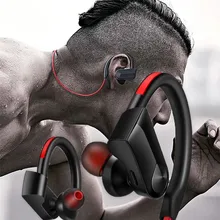 Bluetooth 4.1 Neckband Headphones Ear Hook Earphones with Mic Sports Waterproof Wireless Noise Reduction Headsets Bluetooth 4.1 Neckband Headphones Ear Hook Earphones with Mic Sports Waterproof Wireless Noise Reduction Headsets